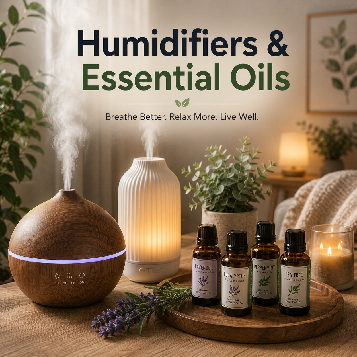 Humidifiers & Essential Oils