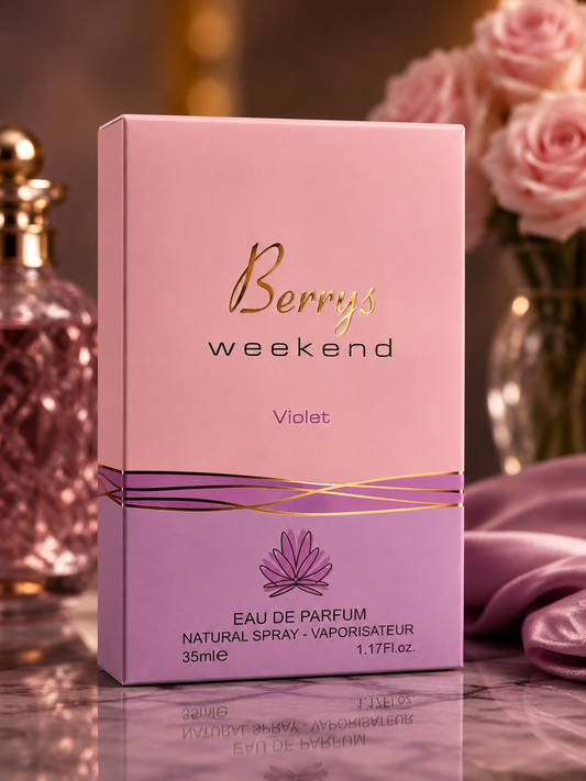 Berrys Weekend Violet Eau De Parfum for Women - 35ml