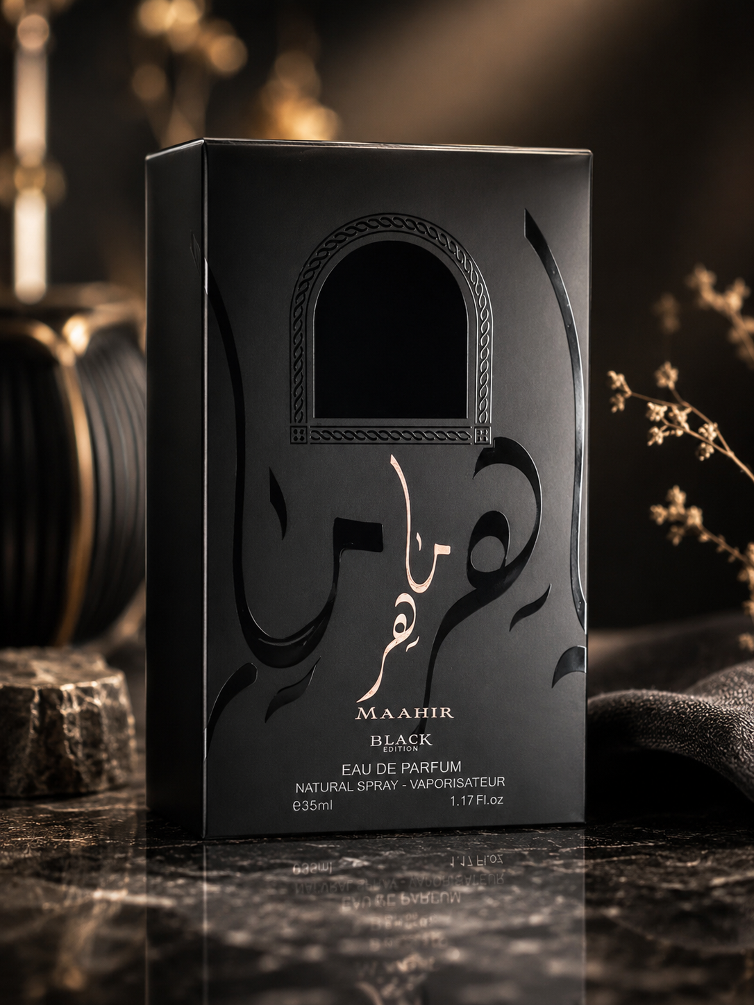 Maahir Black Edition Eau De Parfum for Men - 35ml