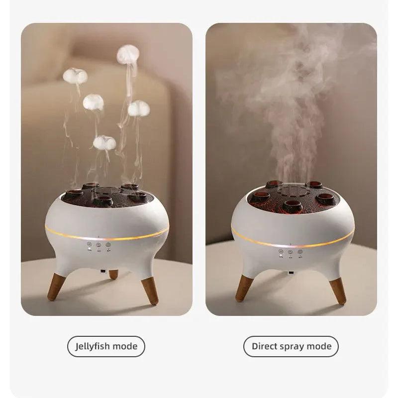 OceanGlow Jellyfish Humidifier - Relaxing LED Mist Diffuser