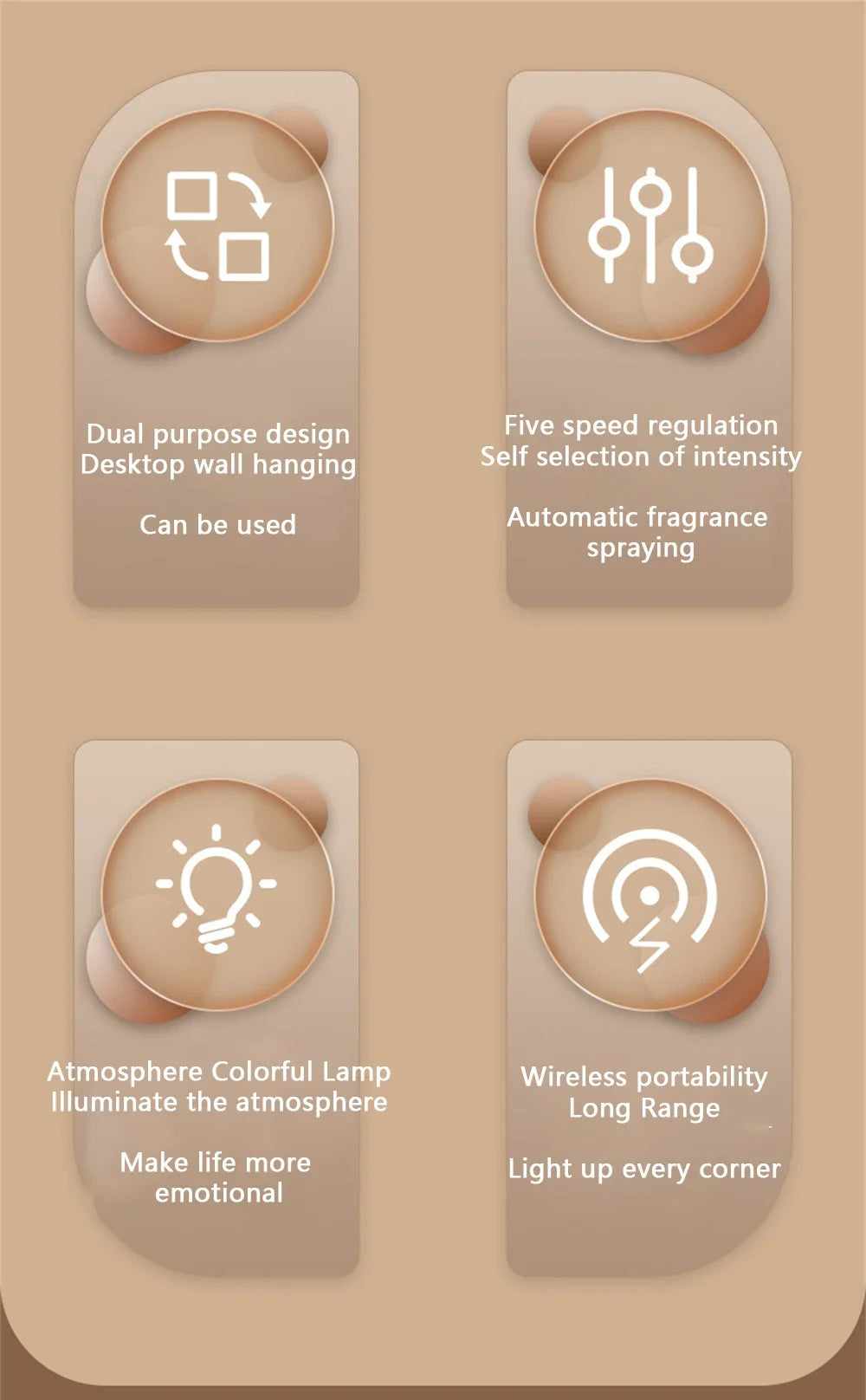 Smart Fragrance Wall Diffuser - Automatic Aroma Air Freshener