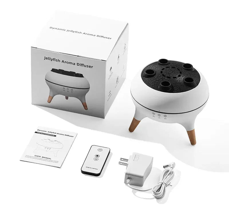 OceanGlow Jellyfish Humidifier - Relaxing LED Mist Diffuser