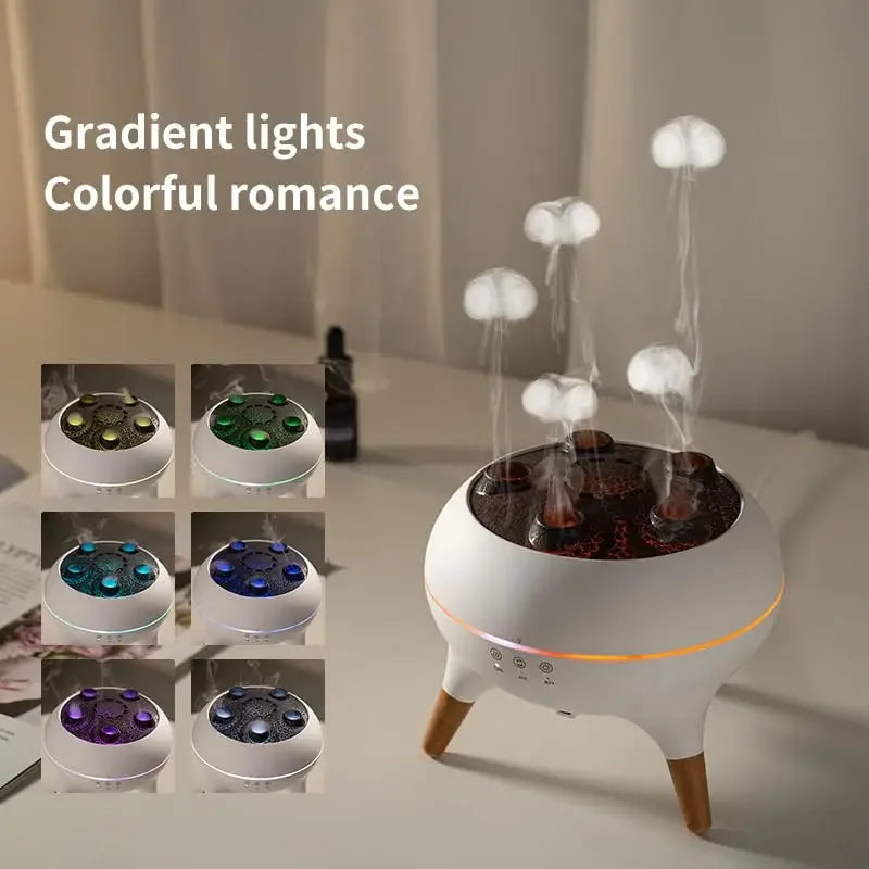 OceanGlow Jellyfish Humidifier - Relaxing LED Mist Diffuser