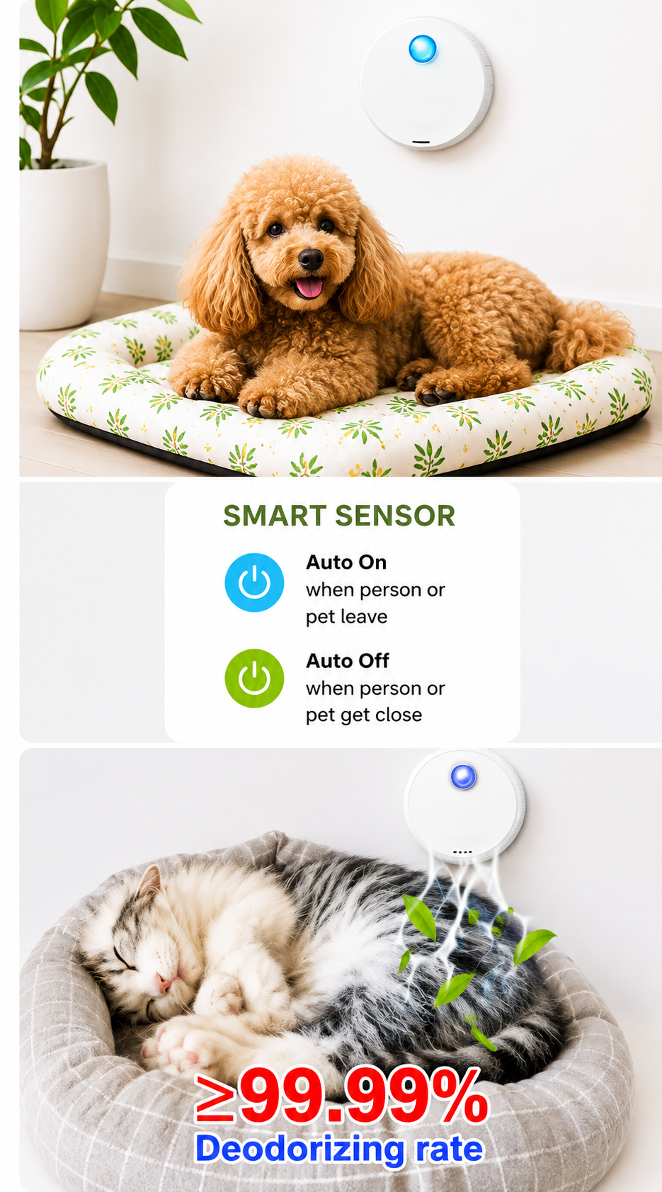 Scratch Resistant Pet Deodorizer